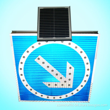 Aluminum Solar Panel Traffic Sign with 3m Reflective Film